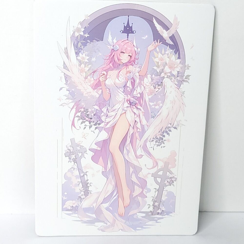Xilian Wedding Dress Pigeon Waifu Card Anime Girl Wall Art Oversized Board A5
